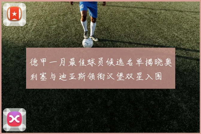 德甲一月最佳球员候选名单揭晓奥利塞与迪亚斯领衔汉堡双星入围